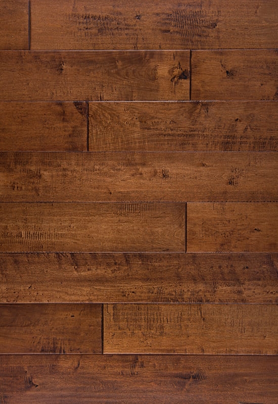 中国のメープル125手すりのある固体木製の床