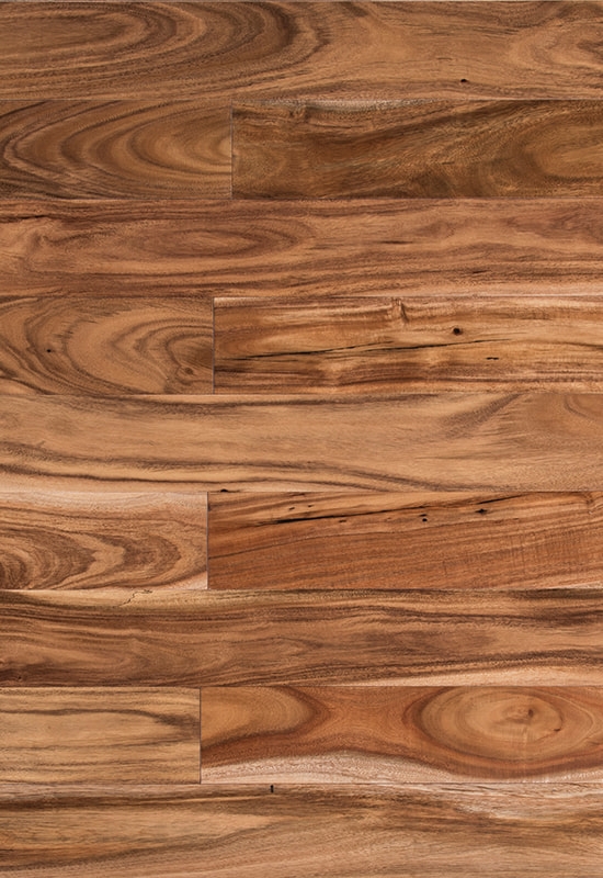 小さな葉のアカシア90平らな固体木製の床